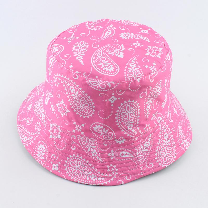Herren Damen Fischerhut Vintage Print Eimerhut Wende Bob Hut Damen Retro Hip Hop Kappe Gorros