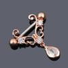 Set of 10 316L Surgical Steel Girl Nipple Rings Fashion Zircon Big Jewelry for Women for Weddings