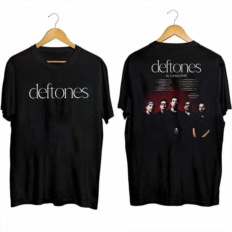 New Deftones EU And UK Tour 2026 Gift For Fans Unisex S-5XL T-Shirt S