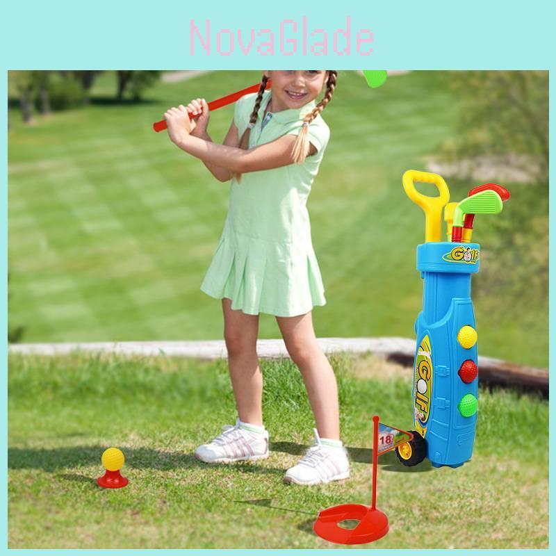 Rui Cheng Indoor Plastik Kinder Golf Spielzeug Set Sport Übung Ball Schläger Kombination