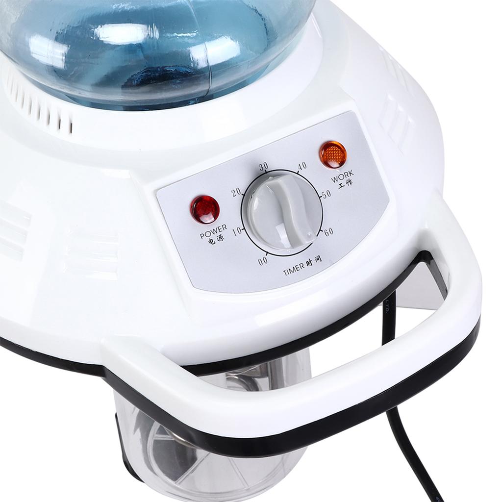 Salon Spa Hair Steamer Rolling Stand Hooded Hair Coloring Perming Conditioning Steamer