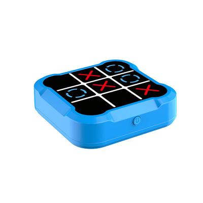 Blue Tic Tac Toe Chess Electronic Puzzle Toy Chess Multi Functional Game Machine Chess Board Multi Mode