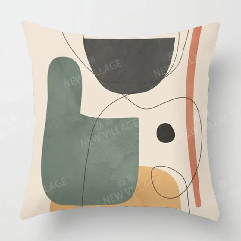 Nordic Fall Home Decor Autumn Throw Pillow Cover Sofa Cushion Cover Modern Morandi