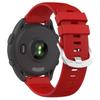 For Garmin Forerunner 265 Silicone Watch Band 22mm Cross Stripe Soft Sport Replacement Watch Strap