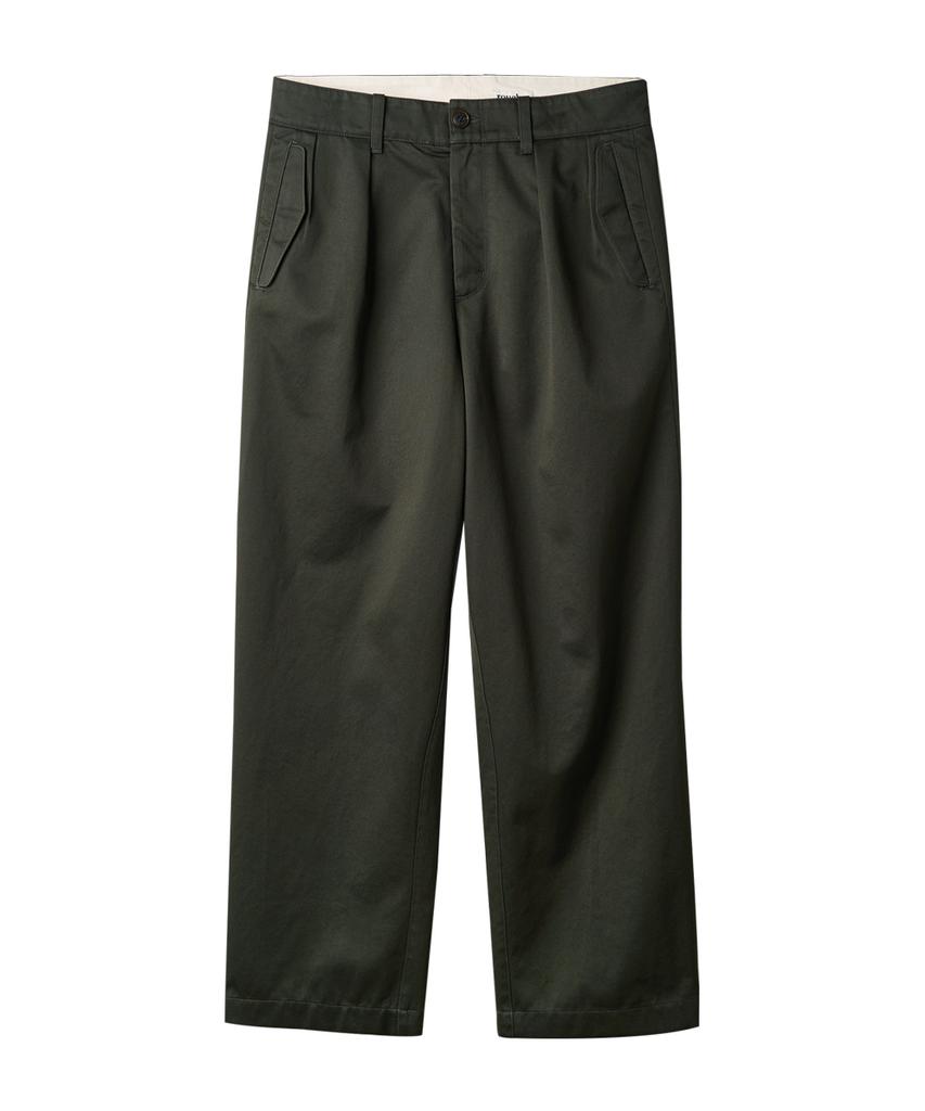 Leopeusaideu Flap Pants Dark Olive