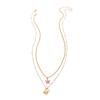 Geometric Pearl Pendant Chain With Shell And Starfish For Summer Beach Vacation