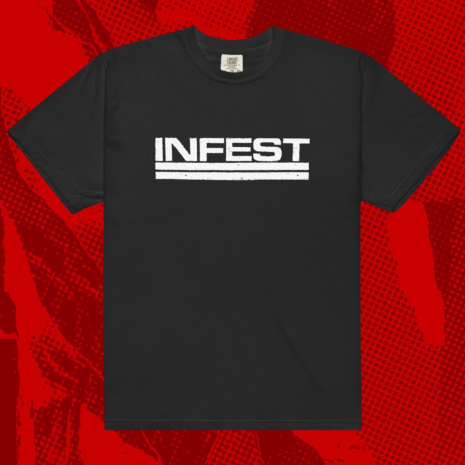 Infest Logo Shirt | Hardcore Powerviolence No Comment Dropdead Spazz 3XL