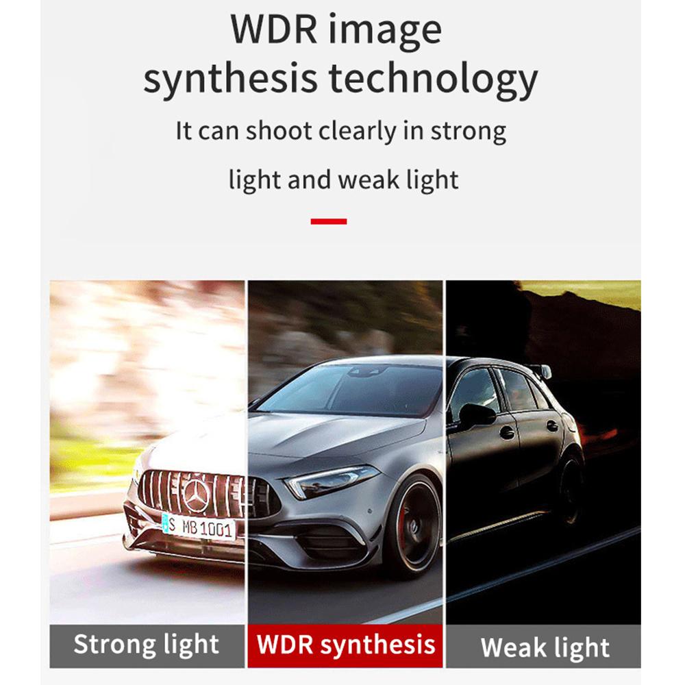 Auto Car Dvr 2K HD1440P Video Camera Mobile Wifi Dash Cam USB Glass Lens Rear View Night Vision Driving Recorder Black Box