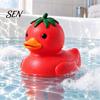 Fun Gifts for Boys Girls Tomato Duck Squishy Toy, Slow Rebound Stress Relief Squeeze Cute Fruit Safe Material Balls Fidget Soft Sensory Decompression