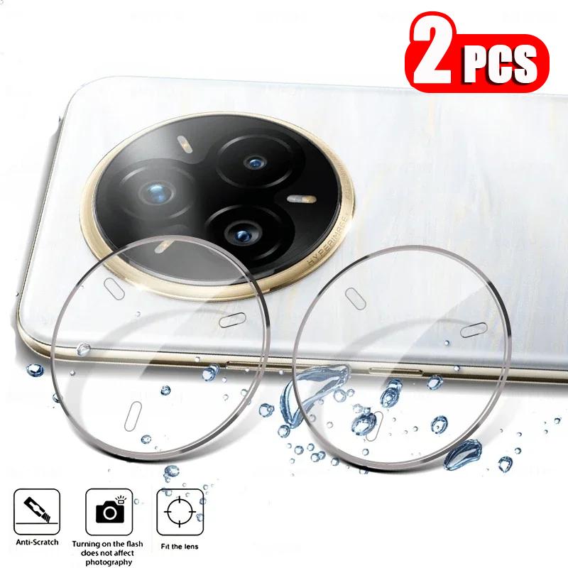 

2 шт. Для Realme 14 Pro 5G Realme 14 Pro+ 5G HD Прозрачное Закаленное Стекло Изогнутая Защита Объектива Камеры для Realme 14 Pro+ Pro Plus Пленка для Стекла Камеры Realme 14 Pro+