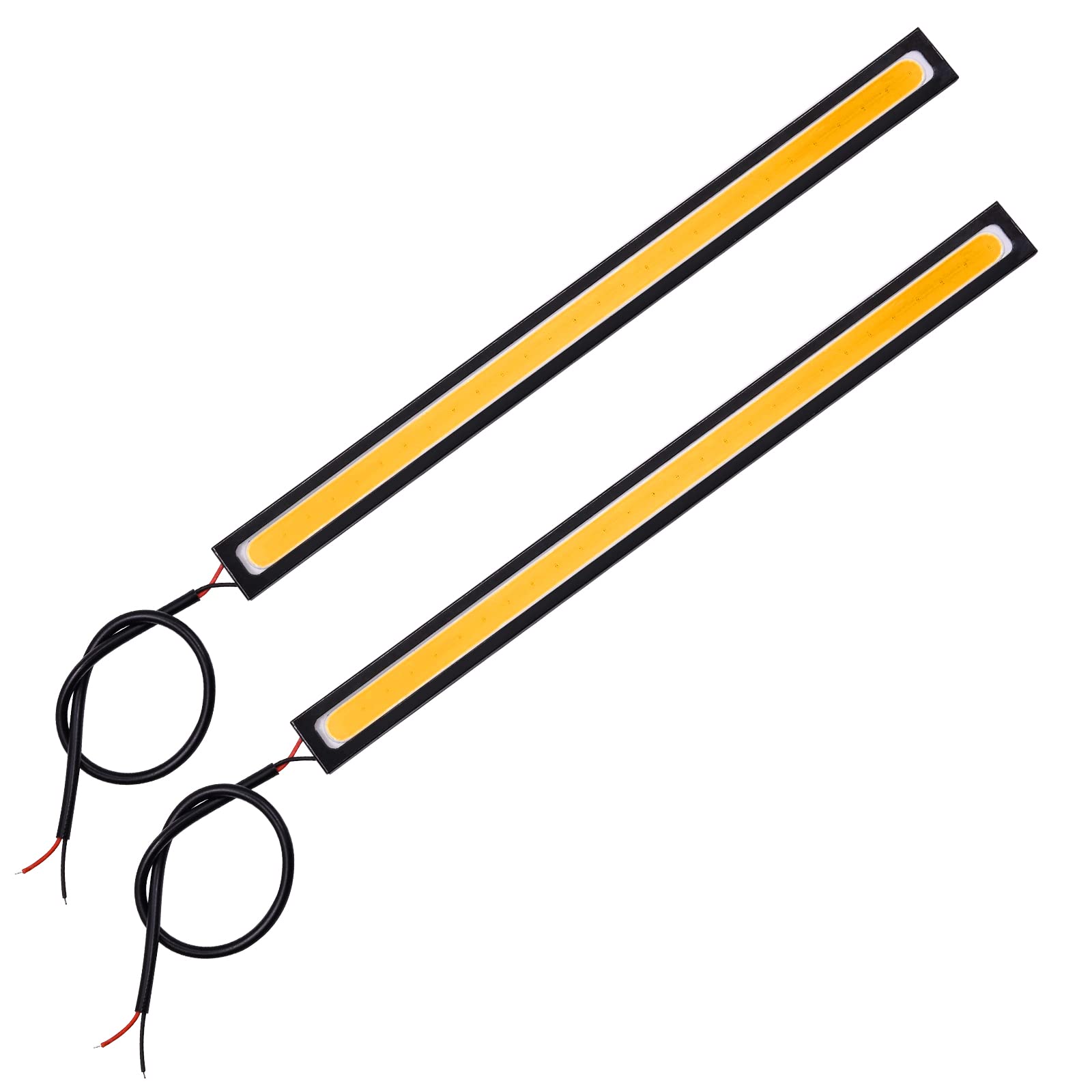 

Biqing 2PCS Cobb светодиодные дневные ходовые огни автомобильные DRL полоса света 17 см Cobb дневные светодиодные противотуманные фары 12 В (амбра)