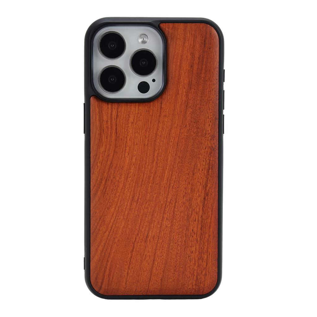 

Magnetic Suction Walnut Wooden Phone Case for iPhone 16 Pro Max 15 Plus 14 13 Pro All-inclusive Soft Edge Anti-drop Hard Cover For iPhone 13
