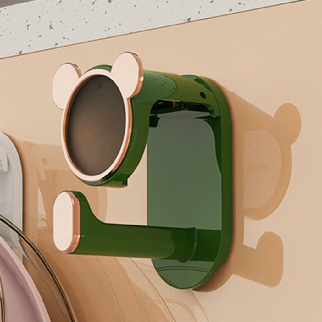 Washbasin Hanger Wall Mounted No Drilling Adhesive Washbasin Hook Plastic Robe Towel Hook for