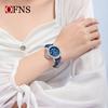 Women's Quartz Watch Simple Diamond Inlaid Waterproof Luminous Calendar Three Needle Business Fashion Women's Watch