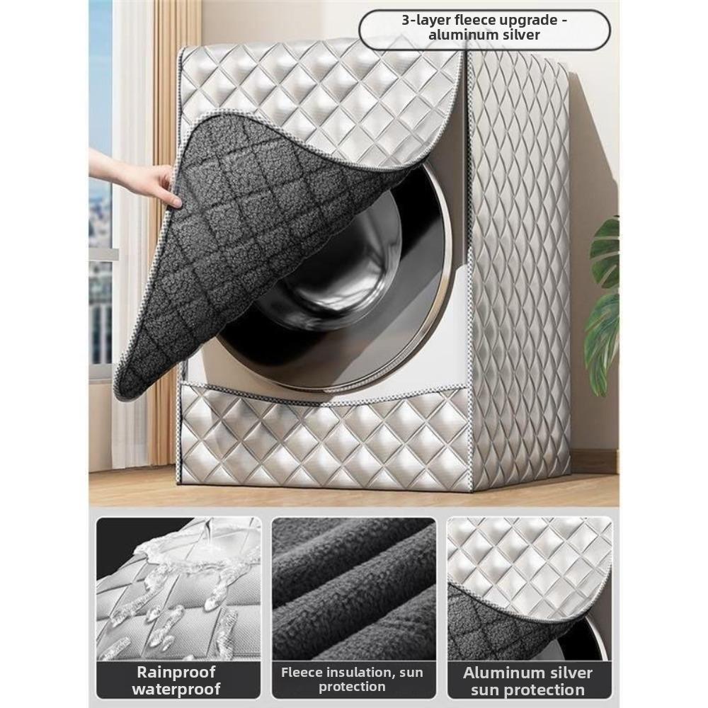 Dustproof Design Washer Protector Cover Waterproof Material Front Load Washer Cover Balcony Use