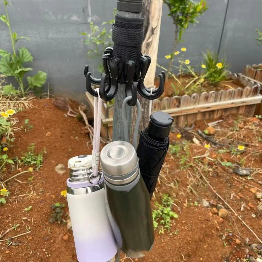 Versatile Beach Umbrella Hanging Hook 4/6 Hooks Outdoor Hook for Umbrellas  for Patios Umbrella