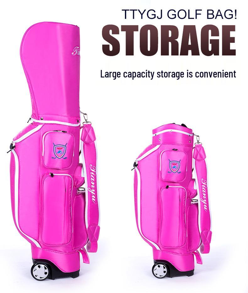 Waterproof Trolley Golf Bag: Lightweight, Wear-Resistant Club Storage for Men & Women