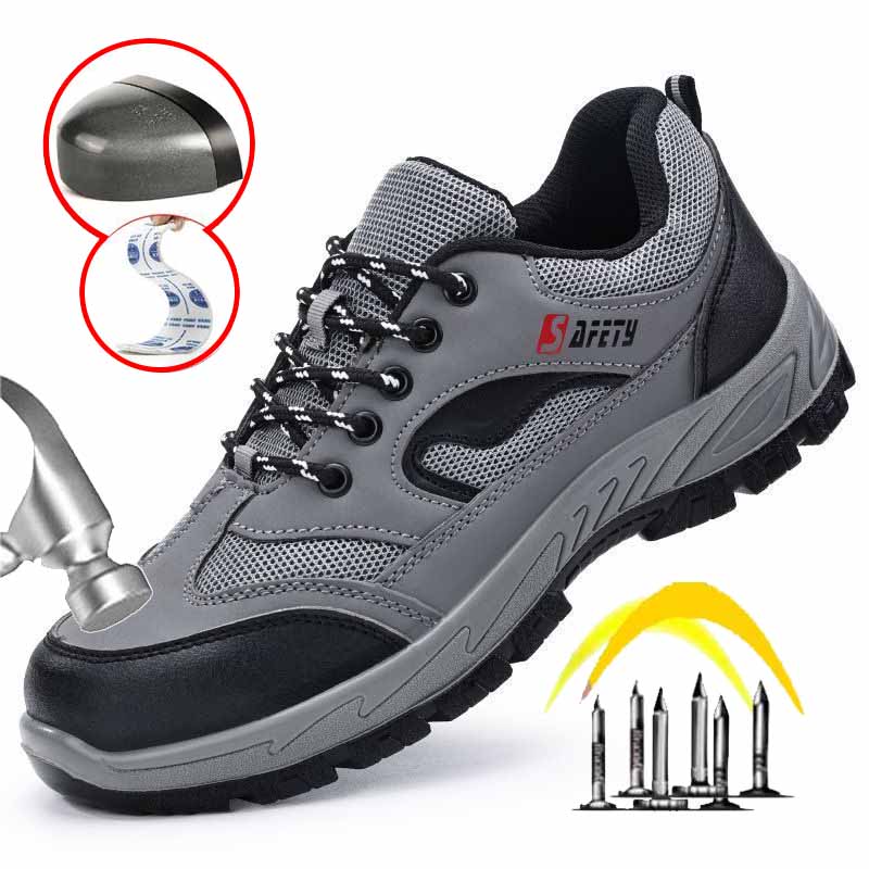 

Тактические ботинки Oulylan Защита от ударов Для улицы Рабочая обувь Неразрушимые Удобные Дышащие Защитные рабочие ботинки Кроссовки 41