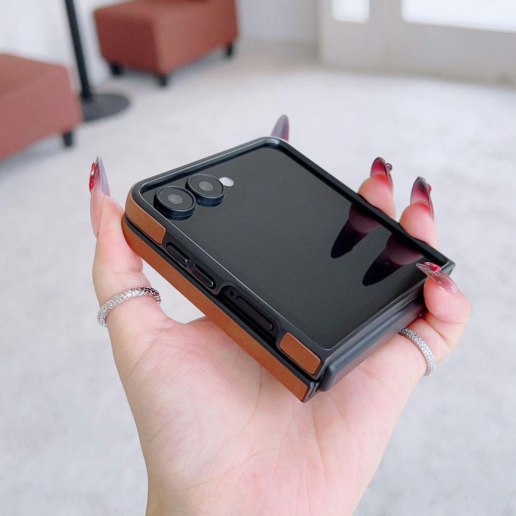 Samsung Z Flip7 Armor Shield Rotating Stand Magnetic Case