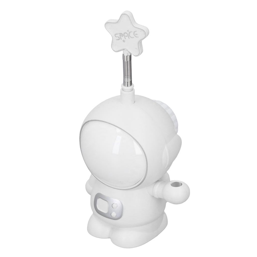 LED Schreibtischlampe 2 Beleuchtungsmodi Augenschutz USB-Aufladung Astronaut Nachtlicht mit Bleistiftspitzer für Heimschreibtisch
