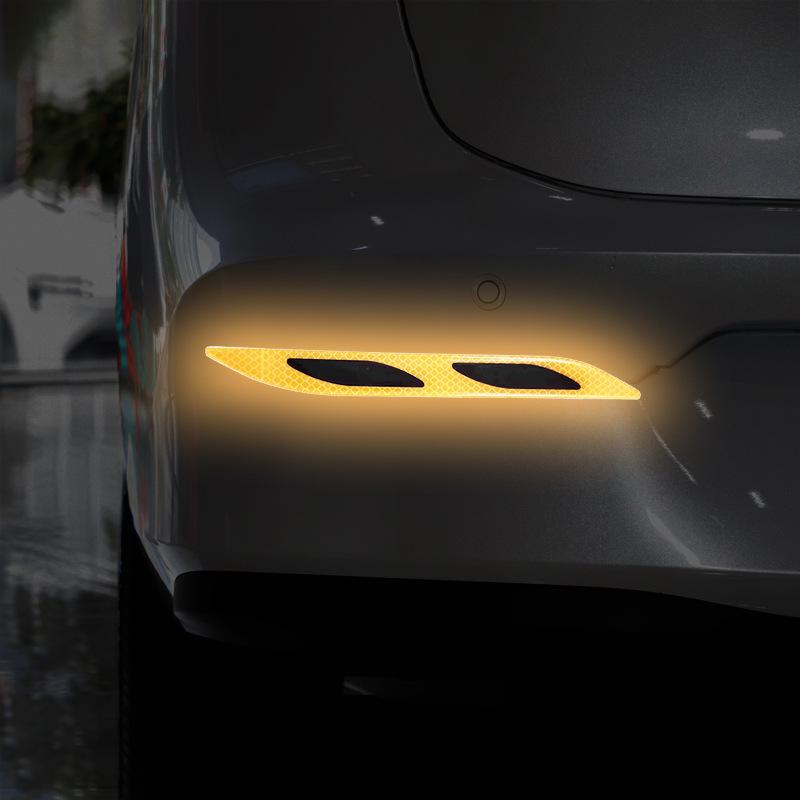 Reflexní gumové lišty proti kolizi a poškrábání pro auto