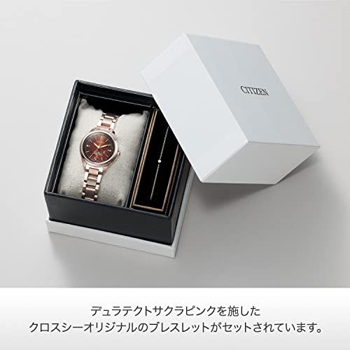 Citizen Cross Sea Floret Diamond Eco-Drive Radio-Controlled Watch EE1006-60W Women's Sakura Pink