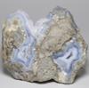 [N2 Stone Natural] Natural Mineral Blue Lace Agate Geode / Crystal | (31 | "One of a Kind" Approx. 398g, 96x81x47mm)