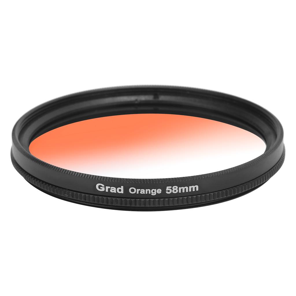 Junestar 58mm Gradient Filter Multilayer Coating Waterproof Gradual Colour Lens Filter for Canon