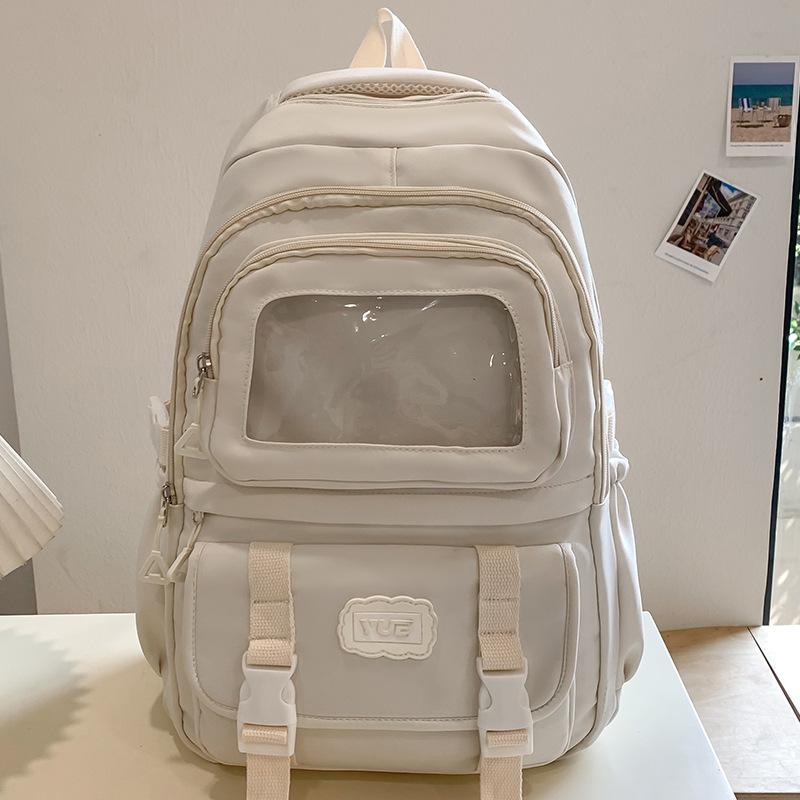 

Schoolbag Children Elementary School Girls Junior High School College Students High School Letter Pain Bag Backpack