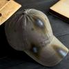 Fashion Hat Fire Color Fashion Versatile Face Small Peaked Cap Men's Big Head Circumference Shade Baseball Cap