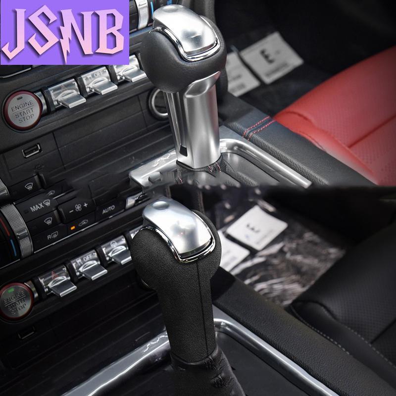 Auto-Schaltknauf-Abdeckung Schutzhülle Auto-Ersatzteile Zubehör für Ford Mustang S550 6. Generation 2015~2023 2022 2021 2020 2019