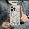 Clear Phone Case For IPhone 17 15 14 13 Pro Max 11 12  Max 7 8 Plus  Stylish Shockproof Soft Cover Floral Butterfly
