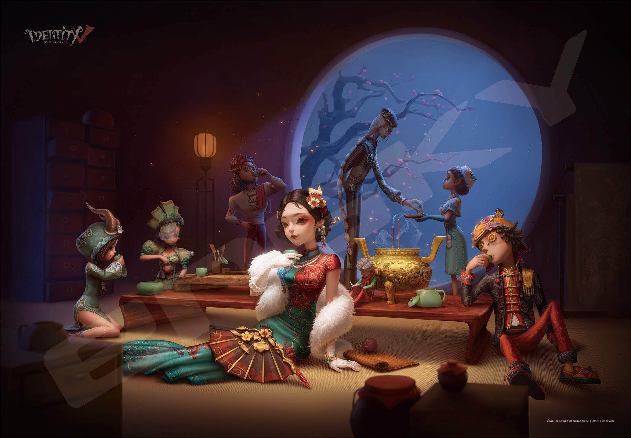 

Ensky Пазл 1000 деталей Identity V Чайнатаун 1000T-155