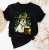 Happy St Shih Tzu Day Funny Cute Shih Tzu Dog Patricks Day TShirt