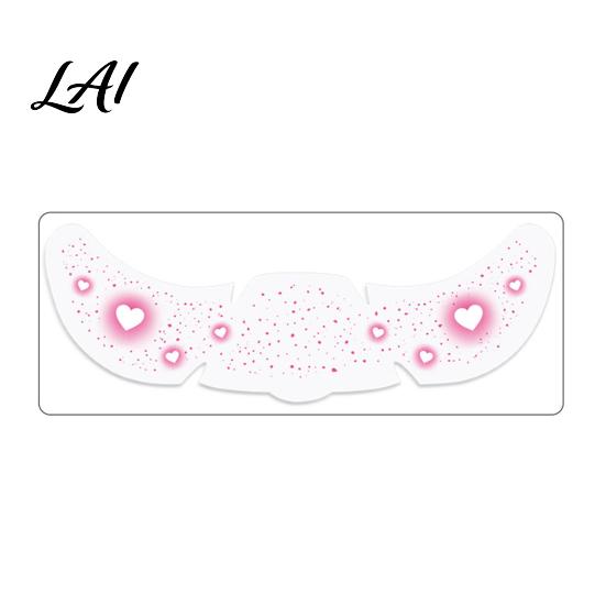 Party Tattoo Stickers Waterproof Temporary Sticker for Face Women Girls Face Easy Apply Decal Decorative Fake Valentine's Day Wedding Parties
