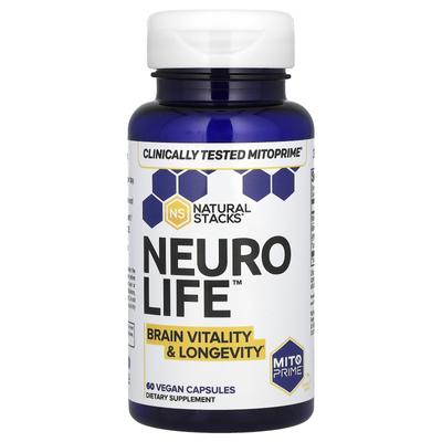 Natural Stacks, Neuro Life, 60 Veggie Capsules