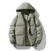 Winter Warm Parkas Men Cotton-Padded Coats Men Puffer Jackets Outdoor Hooded Coat Casual Windbreaker Thick Coat Men Jacket