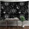 Sonne Tarot Wandteppich Hängen Mandala Schwarz Und Weiß Hexerei Science Fiction Bohemian TAPIZ Zimmer Home Decor