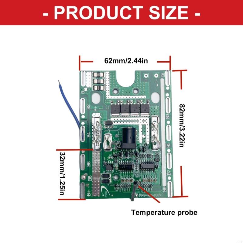   20Cores Burning Management System Integrated Battery Case Plastic Metal Hybrids Construction Tool Part