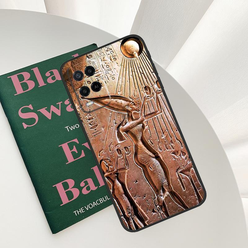 

Egyptian Hieroglyphics Symbols Case For Oppo A15 A16 A17 A52 A72 A76 A96 A54 A74 A94 A54S A57S A58 A78 A98 A57 A77 Cover OPPO A78 4G