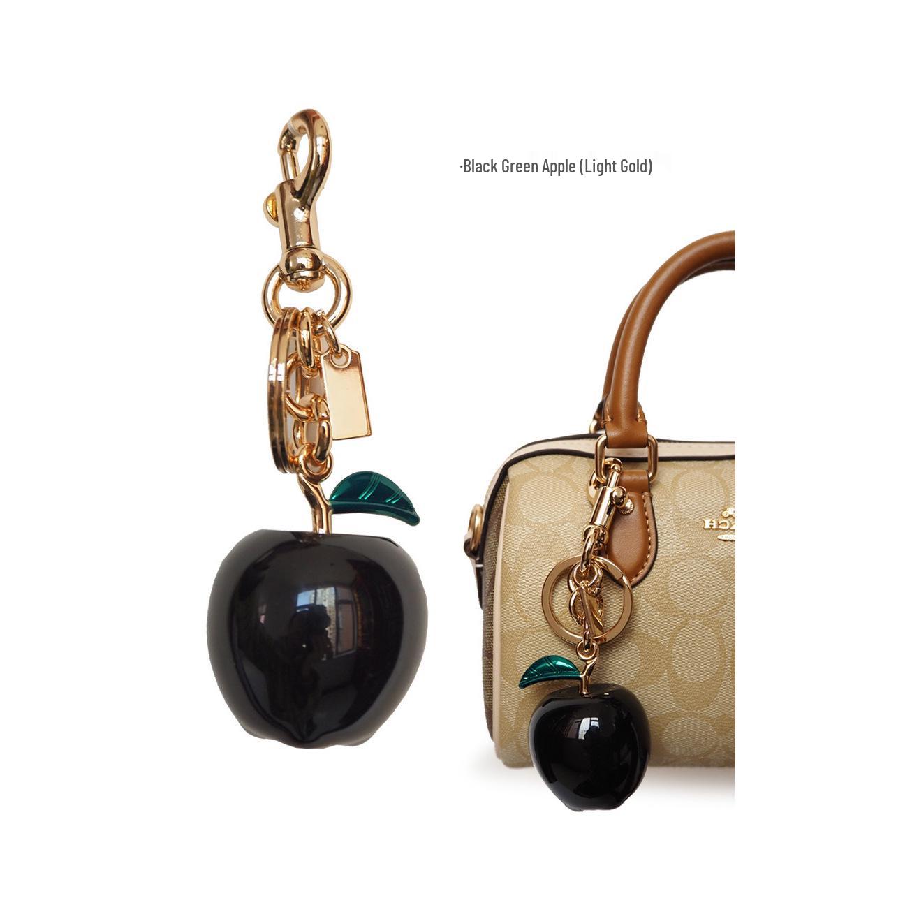 

Красный кулон-брелок в виде яблока из смолы - Роскошный аксессуар