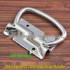 Heavy Duty 304 Stainless Steel Folding Pull Handle for Industrial Toolbox and Panel