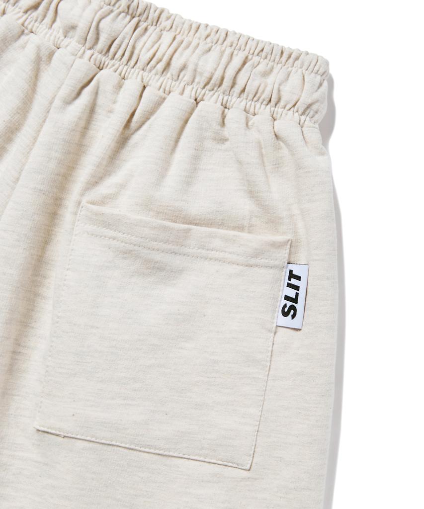 Eseulisseutyudio Lettering Sweatshirt Shorts Oatmeal