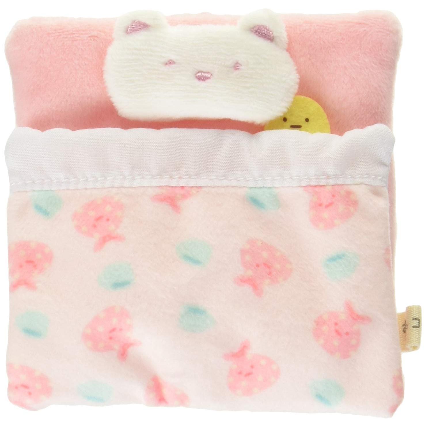 

San-X Sumikko Gurashi Plush Toy with Blanket (Shirokuma) MX97501 - Cute and Cuddly Collectible