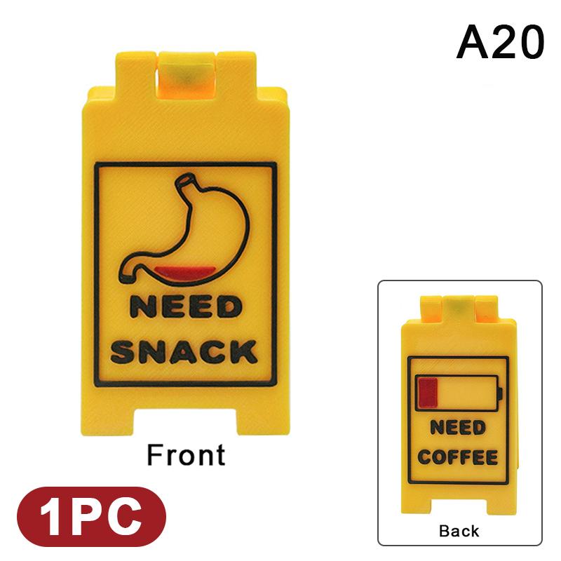 Humorous Office Desk Sign-"Coffee,Then Work" "Busy" Home Office Desktop Decoration Unisex Colleague Gift, Multi-Functional