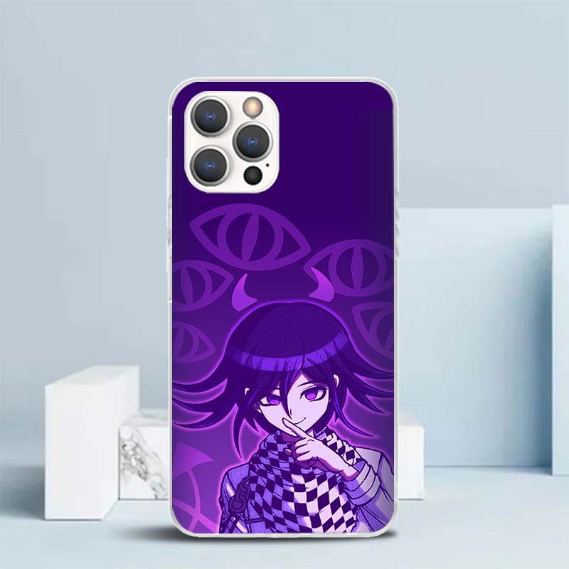 Danganronpa Kokichi Ouma Soft Cover for iPhone 16 17 Air 15 14 Pro Max 16E Phone Case 13 Mini 12 11 7 SE 8 Print Pattern Fit Cas