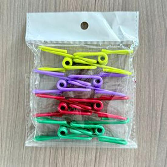 10 Colorful Multi-Purpose Clips: Money, File, Clothes, and Snack Sealers
