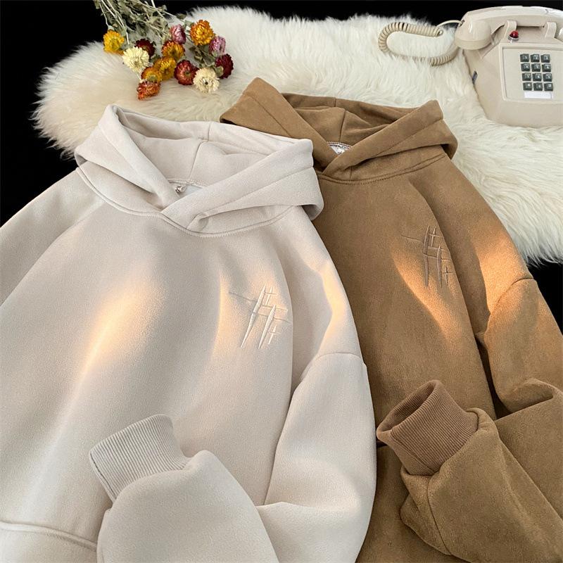 Hanorac Blockbuster pentru femei Primăvară și Toamnă Jachetă cu glugă Vintage Top cu imprimeu trendy de marcă