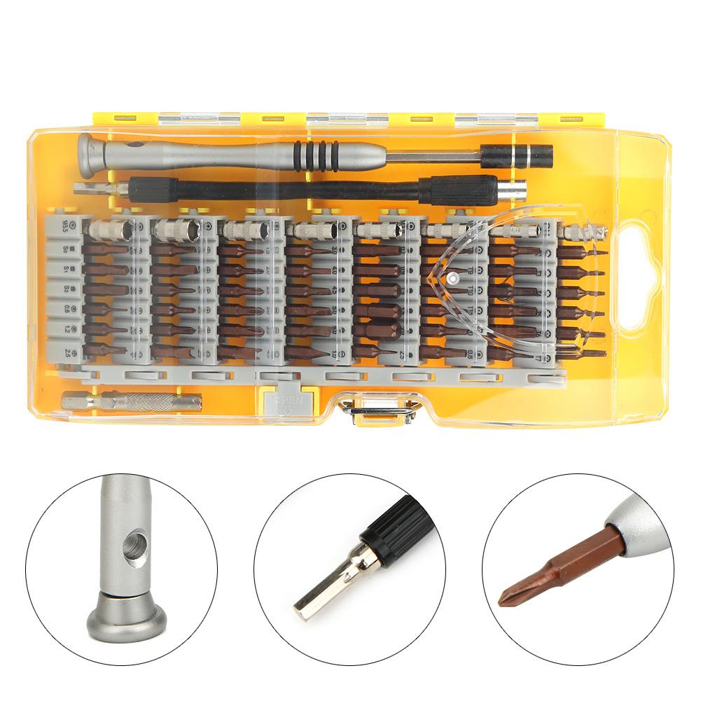 60In1 MultiFunction Disassembly Screwdriver Bits Set Repairing Tools for Phones Glasses