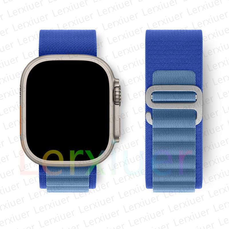 Alpine Loop Strap for Apple Watch Band Ultra 4 2 3 49mm 40mm 44mm 45mm 42mm 46mm Bracelet Correa iWatch Series 7 SE 8 9 10 11 12